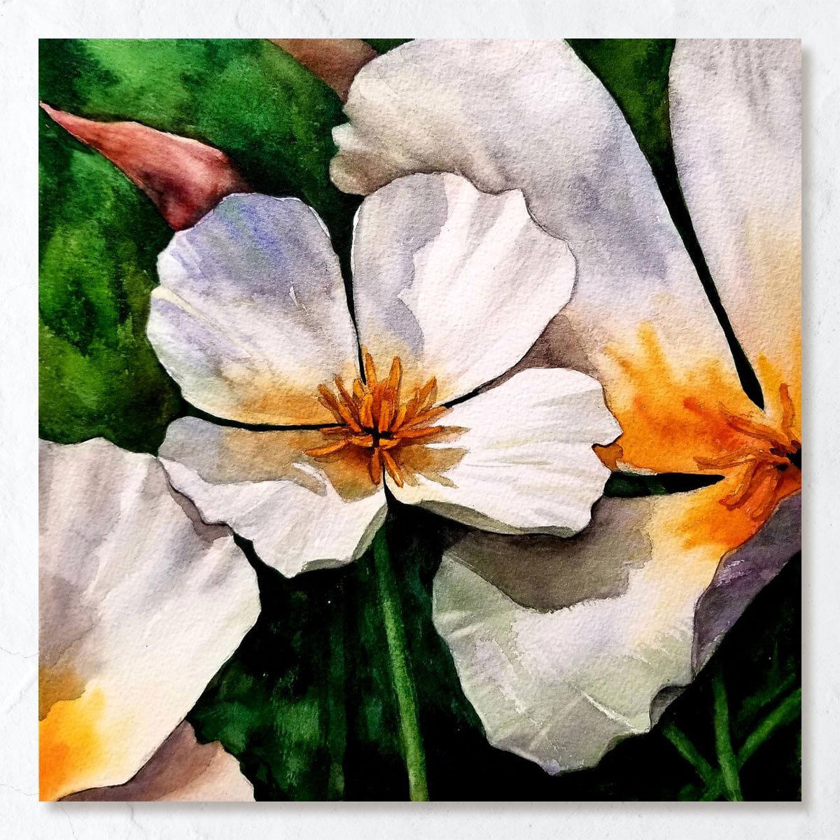 White flowers